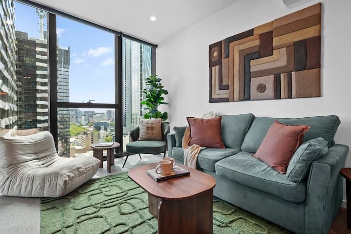Coast Luxury living space and city outlook